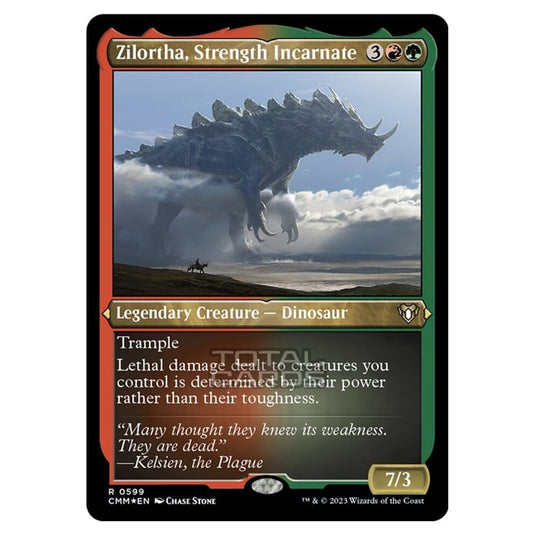 Magic The Gathering - Commander Masters - Zilortha, Strength Incarnate (Etched Foil) - 0599