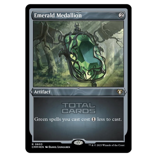 Magic The Gathering - Commander Masters - Emerald Medallion (Etched Foil) - 0603