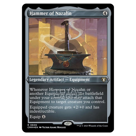 Magic The Gathering - Commander Masters - Hammer of Nazahn (Etched Foil) - 0606