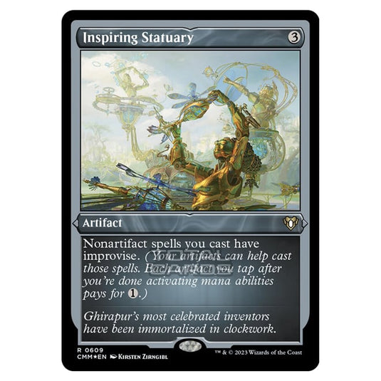 Magic The Gathering - Commander Masters - Inspiring Statuary (Etched Foil) - 0609