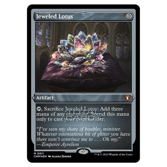 Magic The Gathering - Commander Masters - Jeweled Lotus (Etched Foil) - 0611