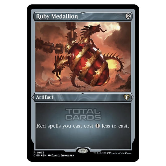 Magic The Gathering - Commander Masters - Ruby Medallion (Etched Foil) - 0613