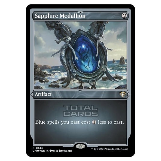 Magic The Gathering - Commander Masters - Sapphire Medallion (Etched Foil) - 0614