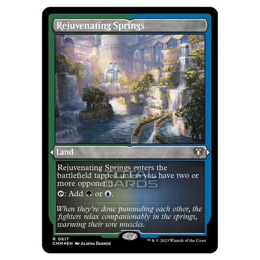 Magic The Gathering - Commander Masters - Rejuvenating Springs (Etched Foil) - 0617