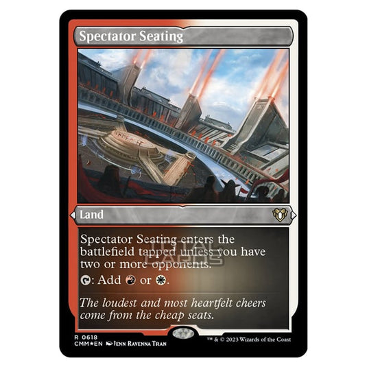 Magic The Gathering - Commander Masters - Spectator Seating (Etched Foil) - 0618