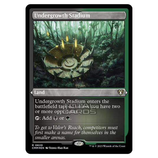 Magic The Gathering - Commander Masters - Undergrowth Stadium (Etched Foil) - 0620