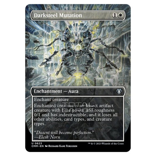 Magic The Gathering - Commander Masters - Darksteel Mutation (Borderless) - 0623