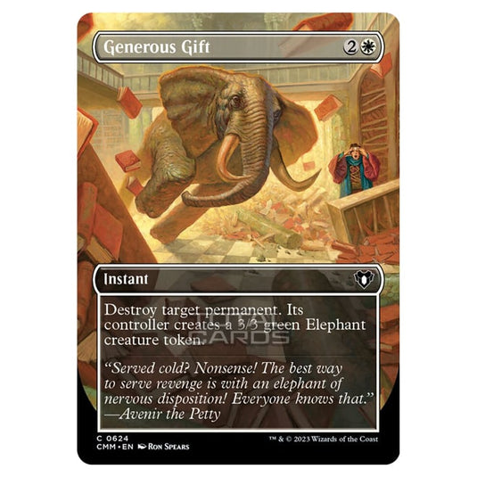 Magic The Gathering - Commander Masters - Generous Gift (Borderless) - 0624