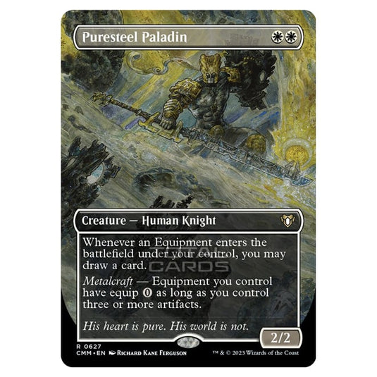 Magic The Gathering - Commander Masters - Puresteel Paladin (Borderless) - 0627