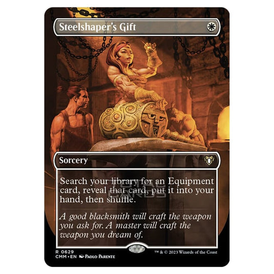 Magic The Gathering - Commander Masters - Steelshaper's Gift (Borderless) - 0629