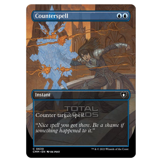 Magic The Gathering - Commander Masters - Counterspell (Borderless) - 0630