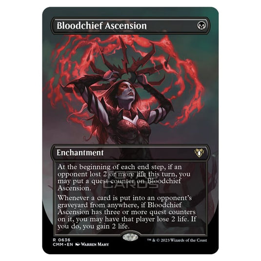 Magic The Gathering - Commander Masters - Bloodchief Ascension (Borderless) - 0636