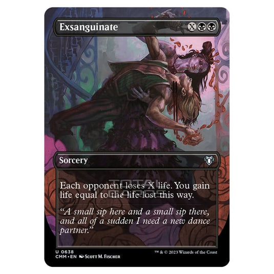 Magic The Gathering - Commander Masters - Exsanguinate (Borderless) - 0638