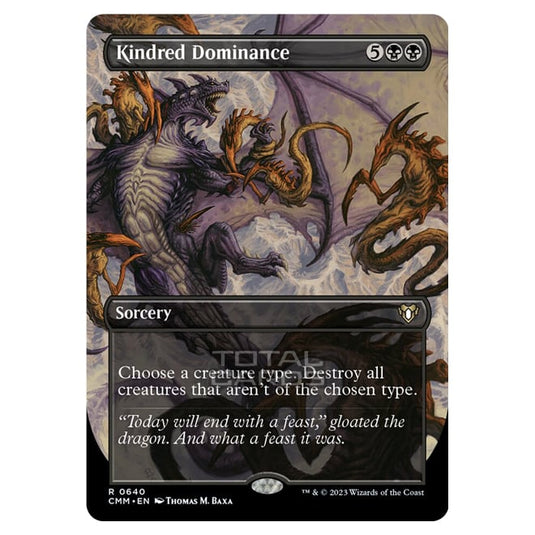 Magic The Gathering - Commander Masters - Kindred Dominance (Borderless) - 0640