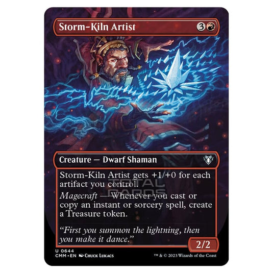 Magic The Gathering - Commander Masters - Storm-Kiln Artist (Borderless) - 0644