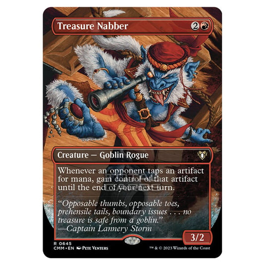 Magic The Gathering - Commander Masters - Treasure Nabber (Borderless) - 0645