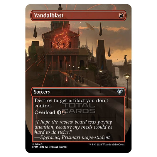 Magic The Gathering - Commander Masters - Vandalblast (Borderless) - 0646