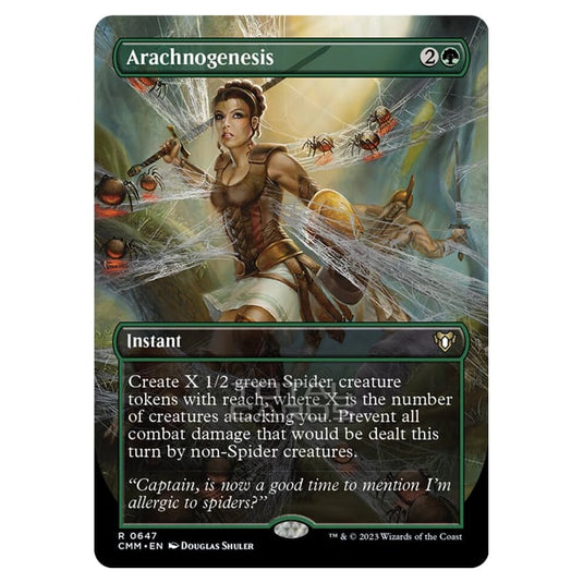 Magic The Gathering - Commander Masters - Arachnogenesis (Borderless) - 0647