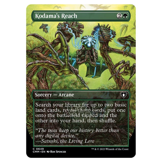 Magic The Gathering - Commander Masters - Kodama's Reach (Borderless) - 0649