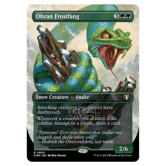 Magic The Gathering - Commander Masters - Ohran Frostfang (Borderless) - 0650