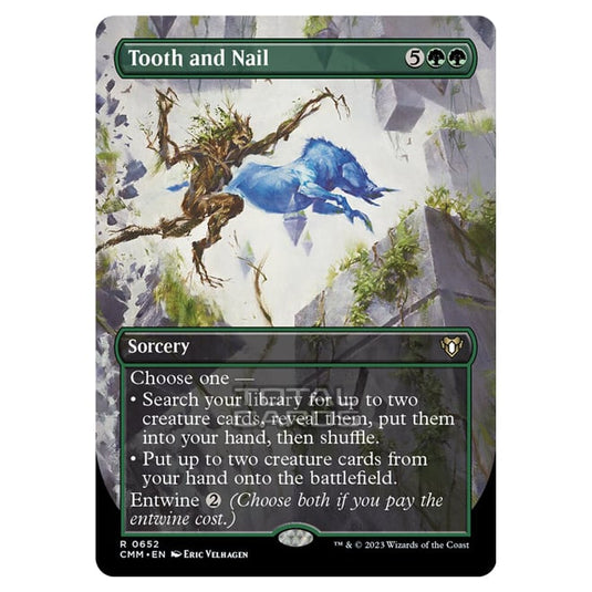 Magic The Gathering - Commander Masters - Tooth and Nail (Borderless) - 0652