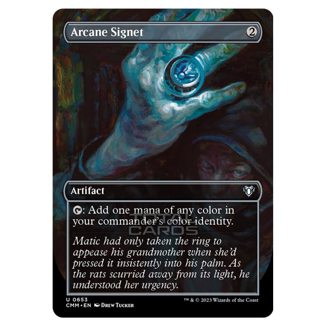 Magic The Gathering - Commander Masters - Arcane Signet (Borderless)