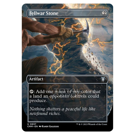 Magic The Gathering - Commander Masters - Fellwar Stone (Borderless) - 0657