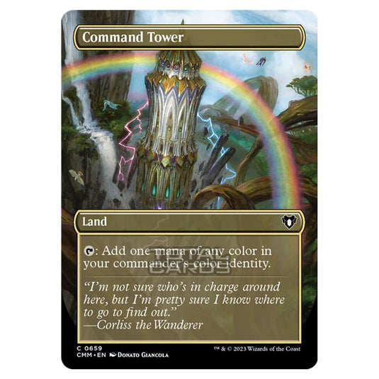 Magic The Gathering - Commander Masters - Command Tower (Borderless) - 0659