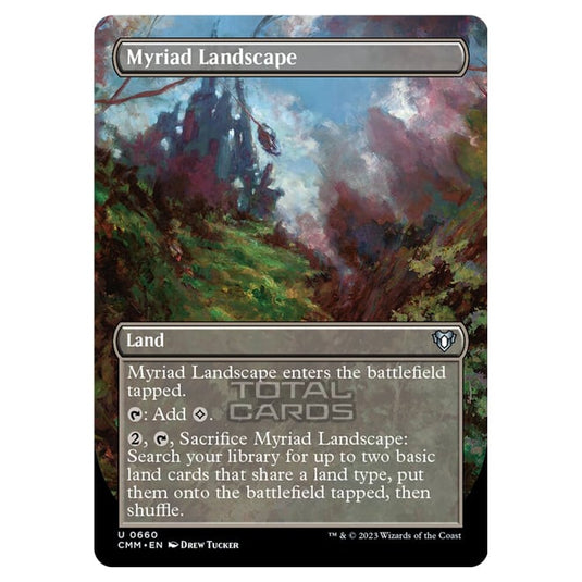 Magic The Gathering - Commander Masters - Myriad Landscape (Borderless) - 0660