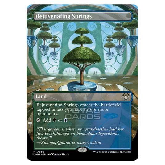 Magic The Gathering - Commander Masters - Rejuvenating Springs (Borderless) - 0662