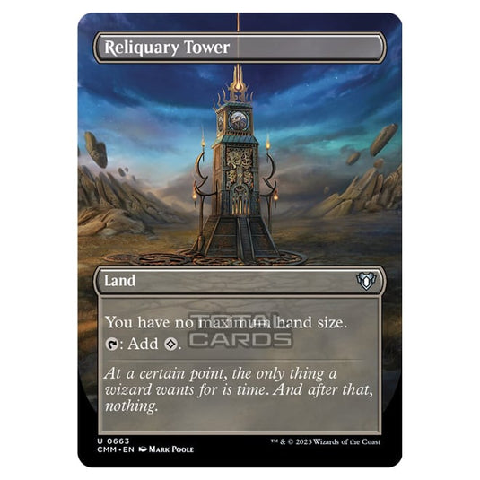 Magic The Gathering - Commander Masters - Reliquary Tower (Borderless) - 0663