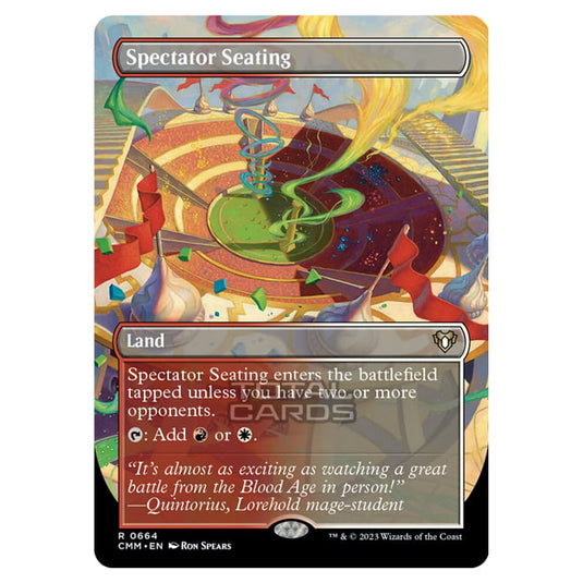 Magic The Gathering - Commander Masters - Spectator Seating (Borderless) - 0664