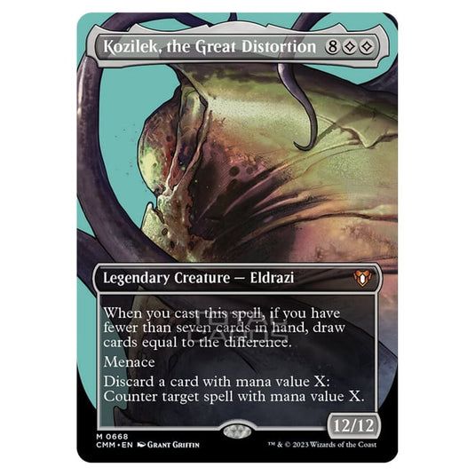 Magic The Gathering - Commander Masters - Kozilek, the Great Distortion (Profile Card) - 0668