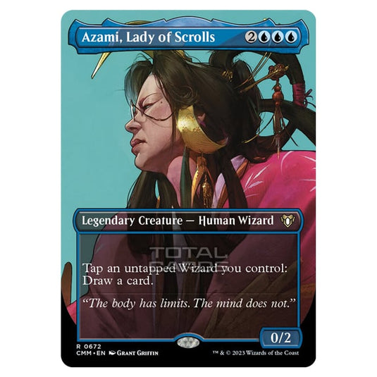 Magic The Gathering - Commander Masters - Azami, Lady of Scrolls (Profile Card) - 0672