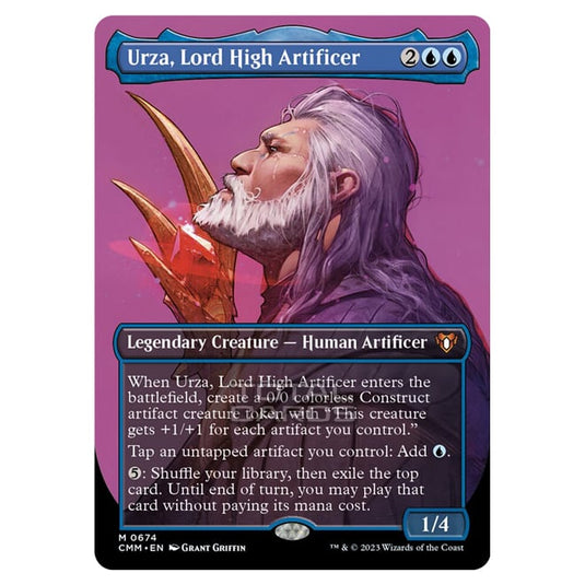 Magic The Gathering - Commander Masters - Urza, Lord High Artificer (Profile Card) - 0674