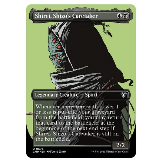 Magic The Gathering - Commander Masters - Shirei, Shizo's Caretaker (Profile Card) - 0676