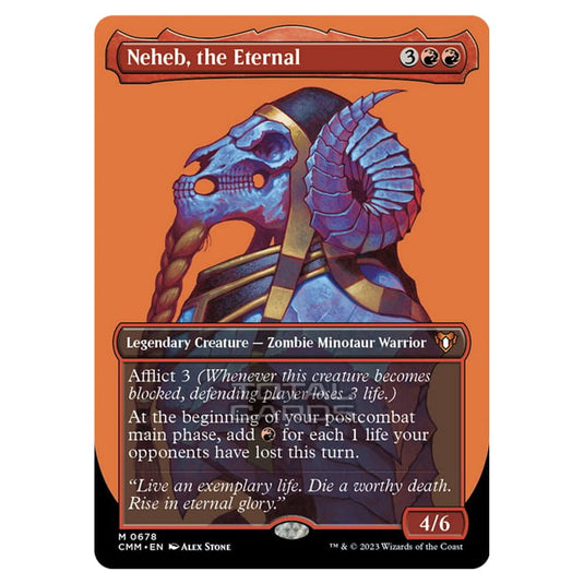 Magic The Gathering - Commander Masters - Neheb, the Eternal (Profile Card) - 0678