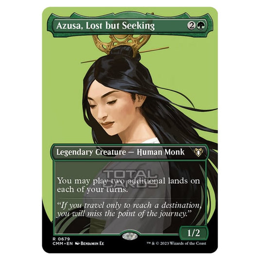 Magic The Gathering - Commander Masters - Azusa, Lost but Seeking (Profile Card) - 0679