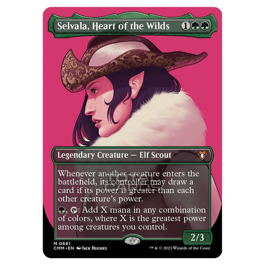 Magic The Gathering - Commander Masters - Selvala, Heart of the Wilds (Profile Card) - 0681