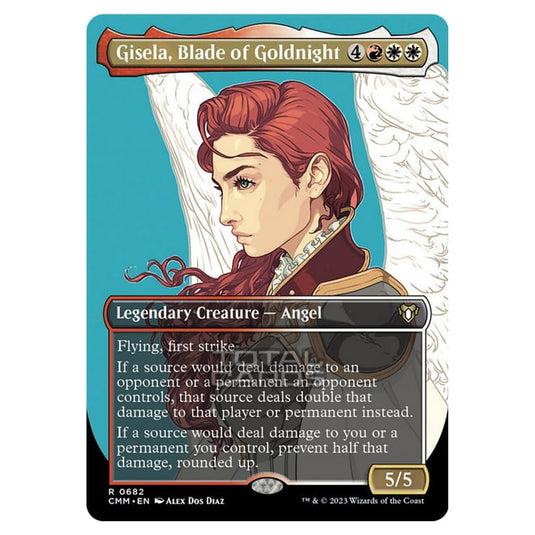 Magic The Gathering - Commander Masters - Gisela, Blade of Goldnight (Profile Card) - 0682