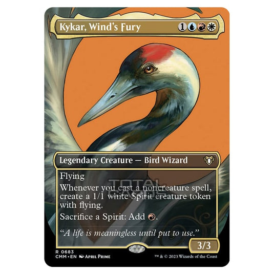 Magic The Gathering - Commander Masters - Kykar, Wind's Fury (Profile Card) - 0683