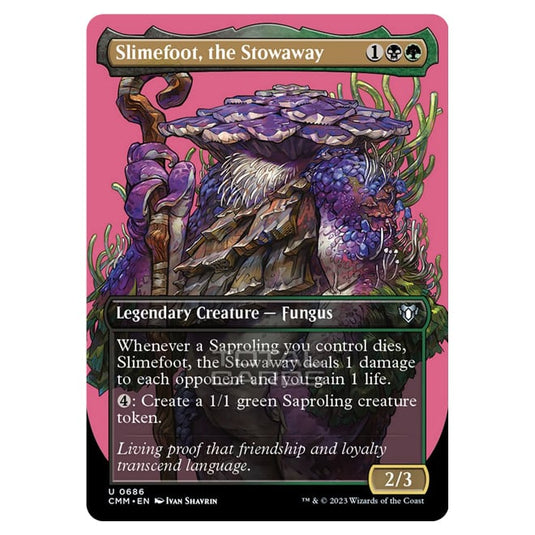 Magic The Gathering - Commander Masters - Slimefoot, the Stowaway (Profile Card) - 0686