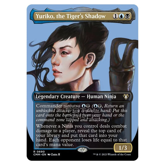 Magic The Gathering - Commander Masters - Yuriko, the Tiger's Shadow (Profile Card) - 0690