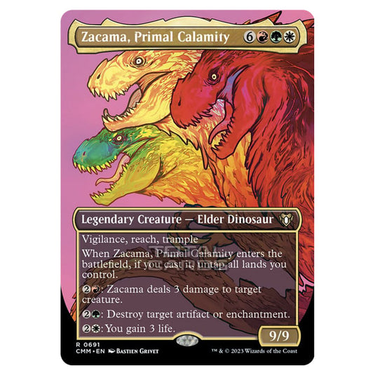 Magic The Gathering - Commander Masters - Zacama, Primal Calamity (Profile Card) - 0691