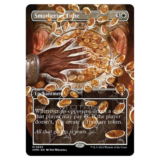 Magic The Gathering - Commander Masters - Smothering Tithe (Borderless) - 0693