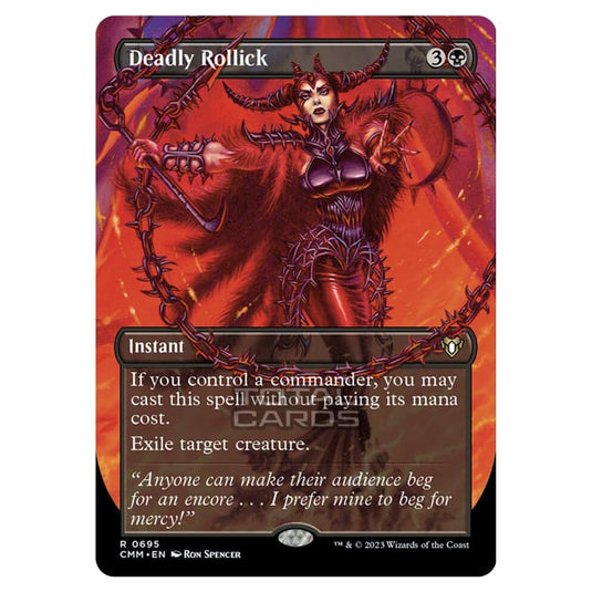 Magic The Gathering - Commander Masters - Deadly Rollick (Borderless) - 0695