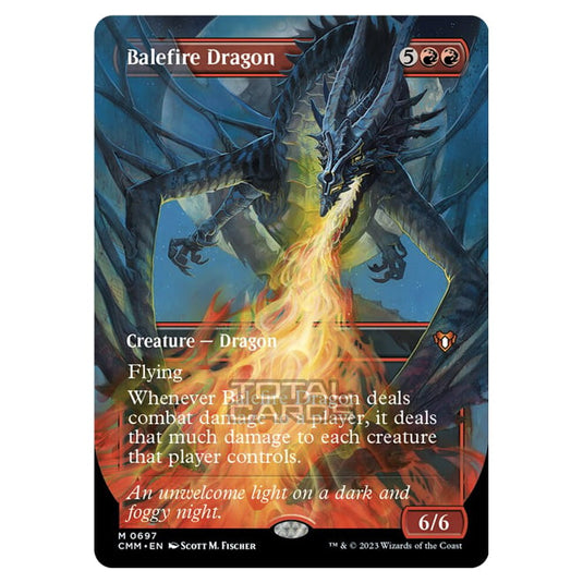 Magic The Gathering - Commander Masters - Balefire Dragon (Borderless) - 0697