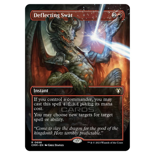 Magic The Gathering - Commander Masters - Deflecting Swat (Borderless) - 0698