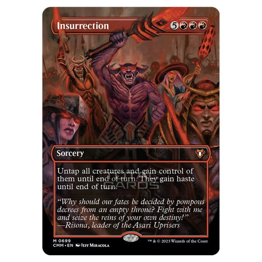 Magic The Gathering - Commander Masters - Insurrection (Borderless) - 0699