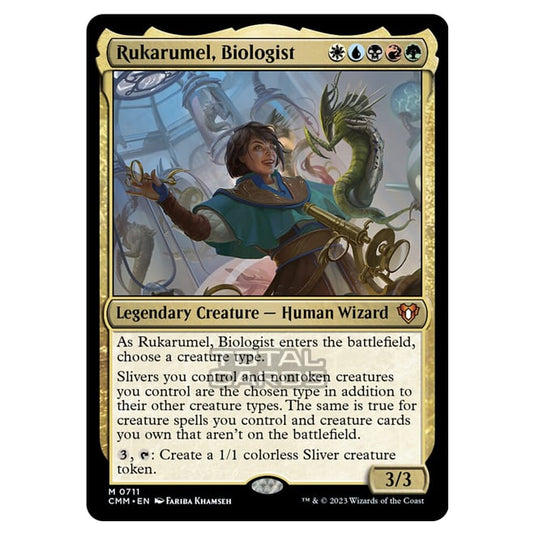 Magic The Gathering - Commander Masters - Rukarumel, Biologist - 0711